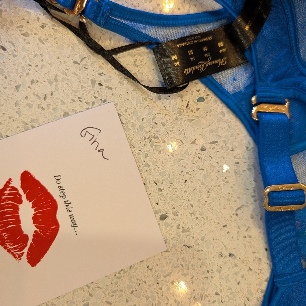 Honey Birdette Delphine suspenders size M - Picture 5 of 5